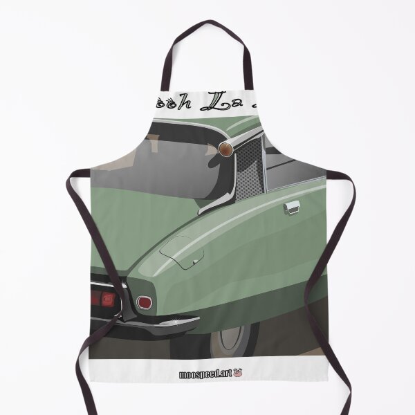 Item preview, Ooh La La Elegant French Classic Retro Car Andre DS ID Flying Saucer Déesse Goddess Vert Mousse Green designed and sold by Steve Kidd Art.