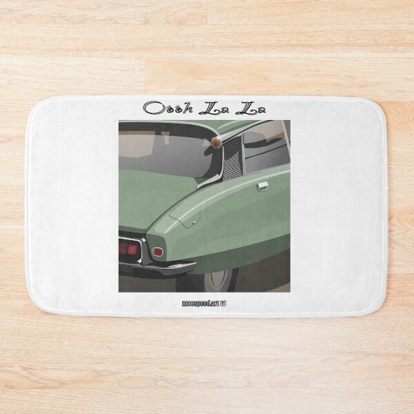 Item preview, Ooh La La Elegant French Classic Retro Car Andre DS ID Flying Saucer Déesse Goddess Vert Mousse Green designed and sold by Steve Kidd Art.