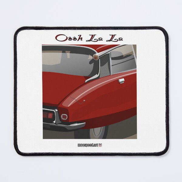 Item preview, Ooh La La Elegant French Classic Retro Car Andre DS ID Flying Saucer Déesse Goddess Rouge Red designed and sold by Steve Kidd Art.