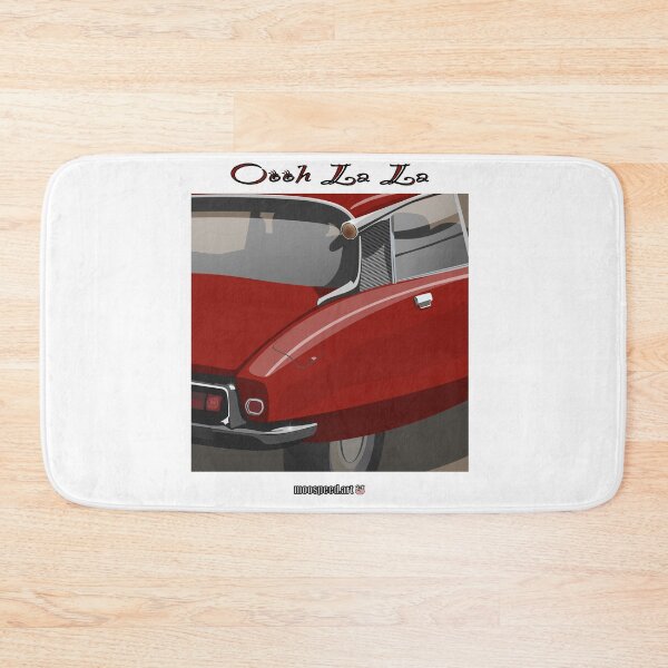 Item preview, Ooh La La Elegant French Classic Retro Car Andre DS ID Flying Saucer Déesse Goddess Rouge Red designed and sold by Steve Kidd Art.