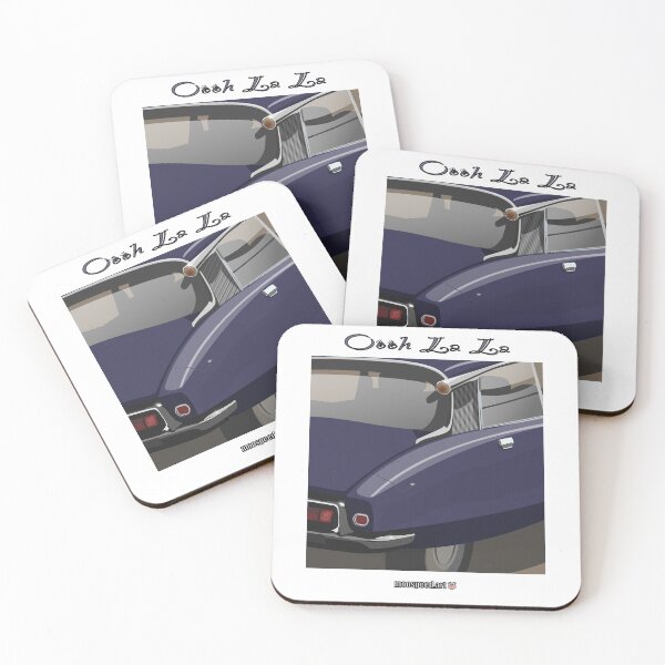Item preview, Mauve Ooh La La Elegant French Classic Retro Car Andre DS ID Flying Saucer Déesse Goddess Mauve designed and sold by Steve Kidd Art.