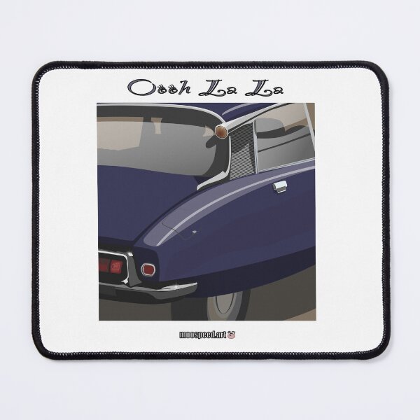 Item preview, Mauve Ooh La La Elegant French Classic Retro Car Andre DS ID Flying Saucer Déesse Goddess Mauve designed and sold by Steve Kidd Art.
