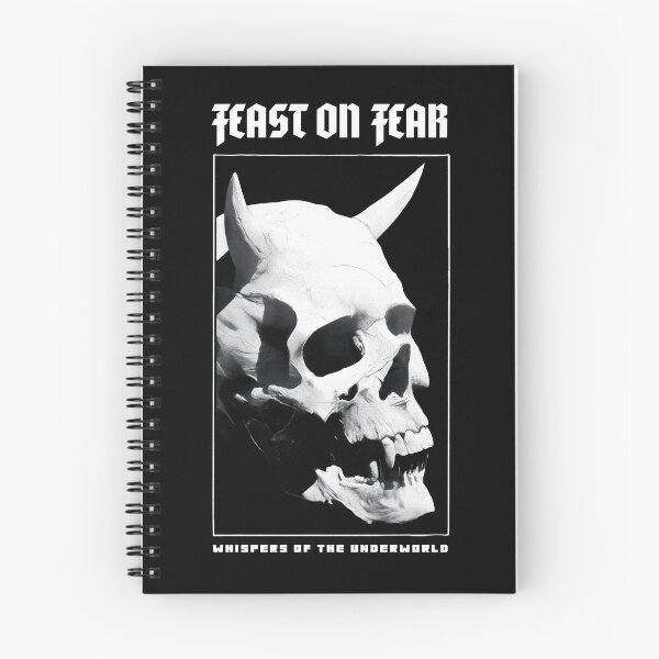 Item preview, Feast on Fear VI. Metal style design by shadowinkedartwork. Whispers of the underworld. designed and sold by shadowinkedart.