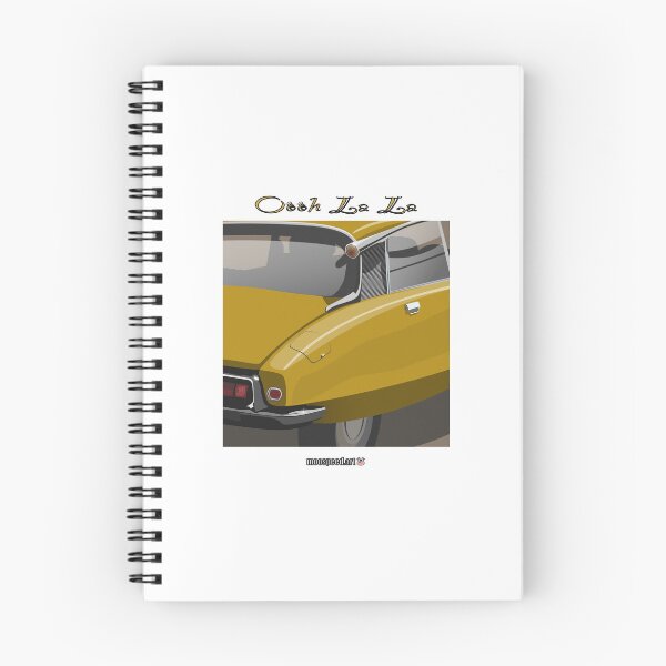 Item preview, Ooh La La Elegant French Classic Retro Car Andre DS ID Flying Saucer Déesse Goddess Jaune Yellow designed and sold by Steve Kidd Art.