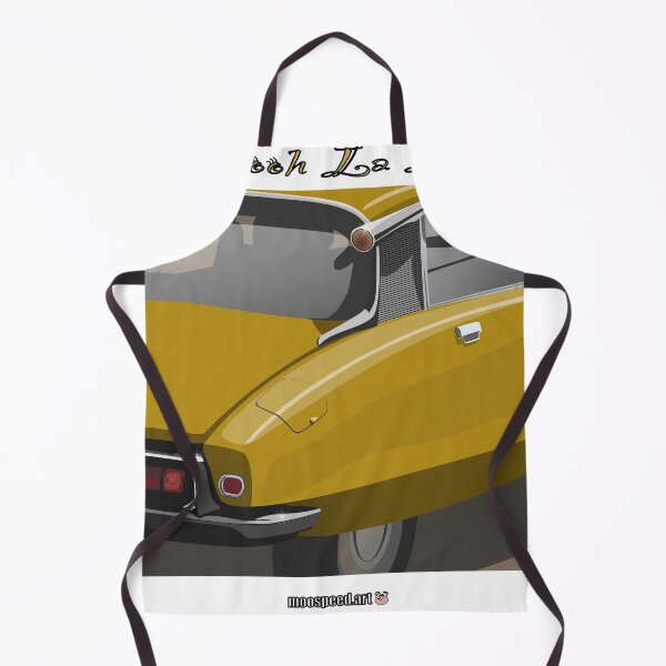 Item preview, Ooh La La Elegant French Classic Retro Car Andre DS ID Flying Saucer Déesse Goddess Jaune Yellow designed and sold by Steve Kidd Art.