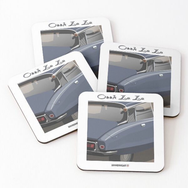 Item preview, Ooh La La Elegant French Classic Retro Car Andre DS ID Flying Saucer Déesse Goddess Cuirasse Gris Grey designed and sold by Steve Kidd Art.