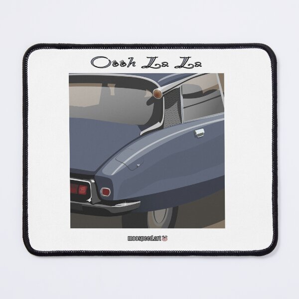 Item preview, Ooh La La Elegant French Classic Retro Car Andre DS ID Flying Saucer Déesse Goddess Cuirasse Gris Grey designed and sold by Steve Kidd Art.