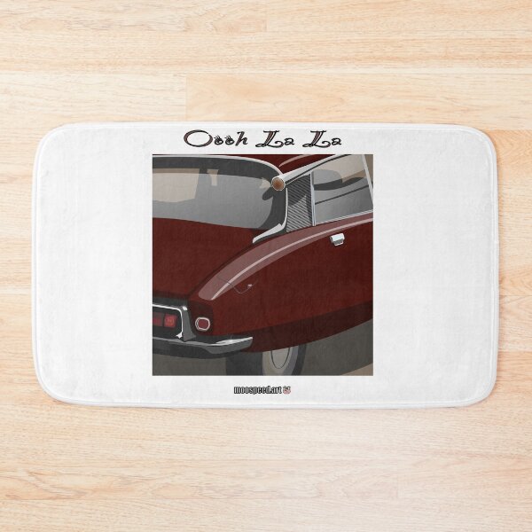 Item preview, Ooh La La Elegant French Classic Retro Car Andre DS ID Flying Saucer Déesse Goddess Bordeaux Burgundy  designed and sold by Steve Kidd Art.