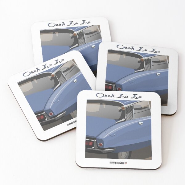 Item preview, Ooh La La Elegant French Classic Retro Car Andre DS ID Flying Saucer Déesse Goddess Bleu designed and sold by Steve Kidd Art.