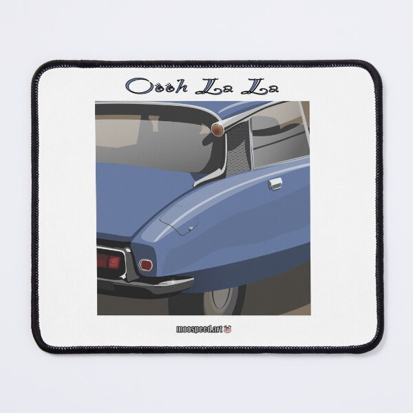 Item preview, Ooh La La Elegant French Classic Retro Car Andre DS ID Flying Saucer Déesse Goddess Bleu designed and sold by Steve Kidd Art.