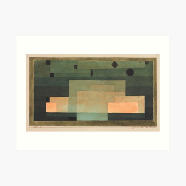 The Firmament Above the Temple Art Print