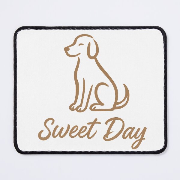 Item preview, Peaceful Dog Sitting Illustration – Sweet Day Minimalist Design designed and sold by Sweetday2025.