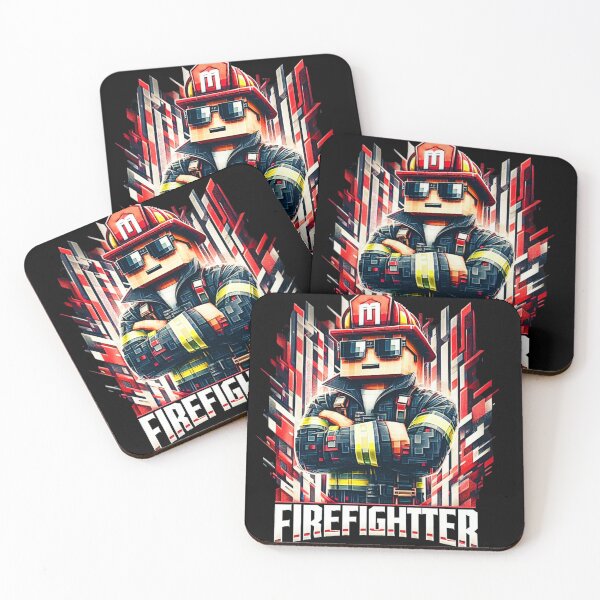 Item preview, Firefighter-Minecraft style designed and sold by LiuBaoBao.
