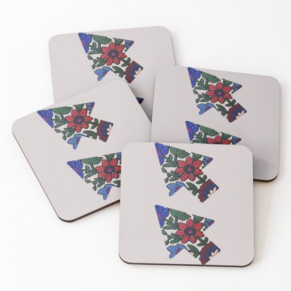 Item preview, Two arrows with floral pattern designed and sold by ZorianArt.