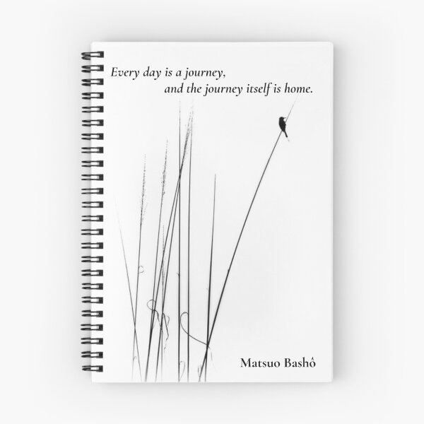 Item preview, "Every Day Is a Journey" – Matsuo Bashō Inspirational Quote  designed and sold by Poeticrituation.