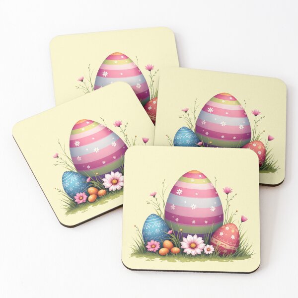 Item preview, Easter eggs and flowers designed and sold by Harry Wibier.