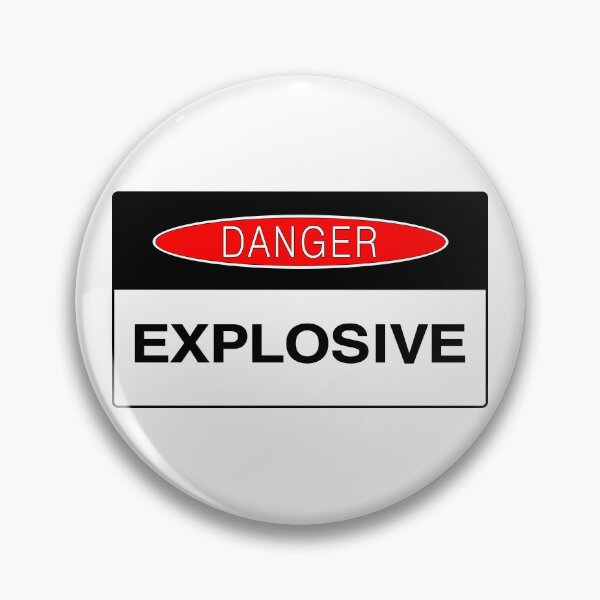 Item preview, DANGER SIGN: EXPLOSIVE, HAZARDOUS, SAFETY SIGN  designed and sold by AASparksDesigns.