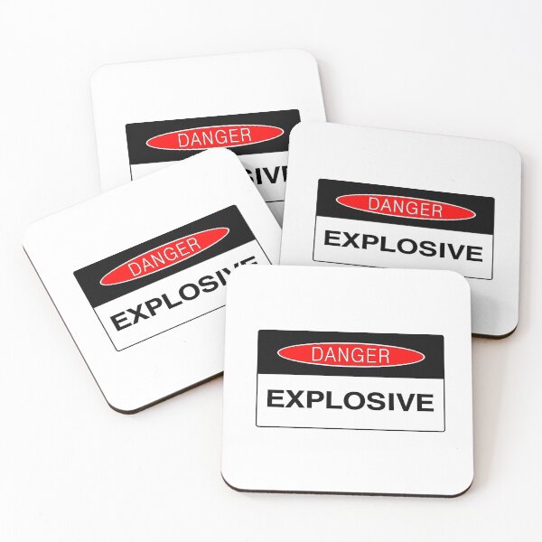 Item preview, DANGER SIGN: EXPLOSIVE, HAZARDOUS, SAFETY SIGN  designed and sold by AASparksDesigns.