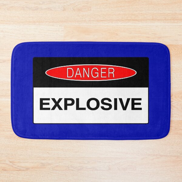Item preview, DANGER SIGN: EXPLOSIVE, HAZARDOUS, SAFETY SIGN  designed and sold by AASparksDesigns.
