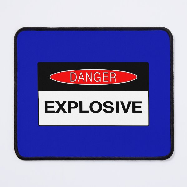 Item preview, DANGER SIGN: EXPLOSIVE, HAZARDOUS, SAFETY SIGN  designed and sold by AASparksDesigns.