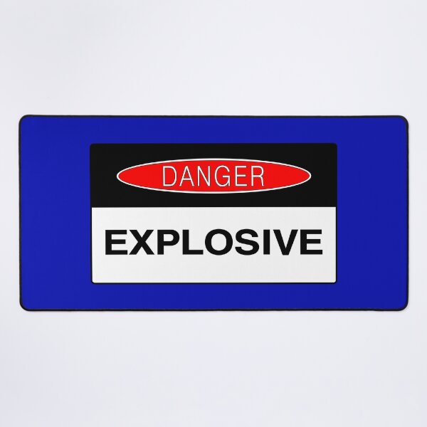 Item preview, DANGER SIGN: EXPLOSIVE, HAZARDOUS, SAFETY SIGN  designed and sold by AASparksDesigns.