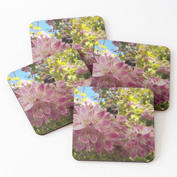 Item preview, Prunus Tribola With Carder Bee designed and sold by lezvee.
