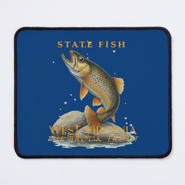 Item preview, West Virginia Territory Fish The Brook Trout designed and sold by taiche.