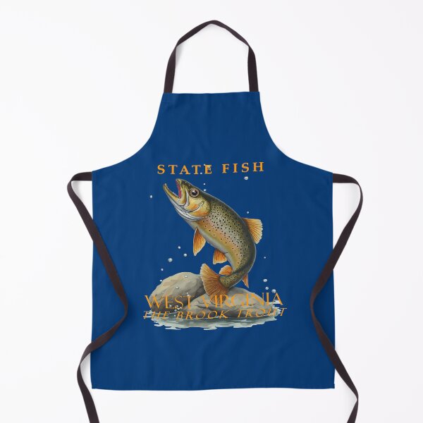 Item preview, West Virginia Territory Fish The Brook Trout designed and sold by taiche.