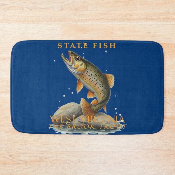 Item preview, West Virginia Territory Fish The Brook Trout designed and sold by taiche.