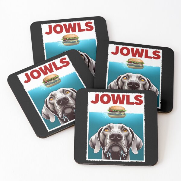 Item preview, Funny Weimaraner and Hamburger Parody Jowls Dog Lover designed and sold by Kimberley King Art  King Art.