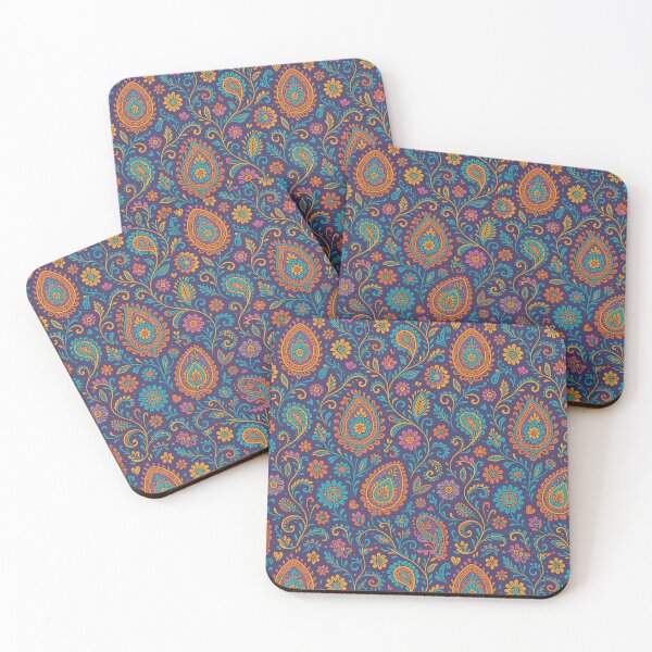 Item preview, Vibrant Paisley & Floral Pattern Yoga Pants – Bold, Artistic & Playful Design designed and sold by Mayank Mahyavanshi.