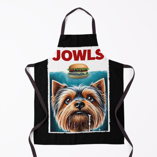 Item preview, Funny Yorkshire Terrier and Hamburger Parody Jowls Dog Lover designed and sold by Kimberley King Art King Art.