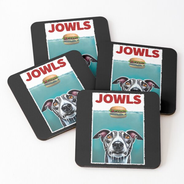 Item preview, Funny Whippet and Hamburger Parody Jowls Dog Lover designed and sold by Kimberley King Art  King Art.