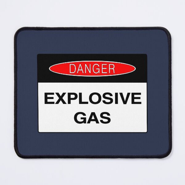 Item preview, Danger Sign: Explosive Gas, Hazard, Warning, Safety  designed and sold by AASparksDesigns.