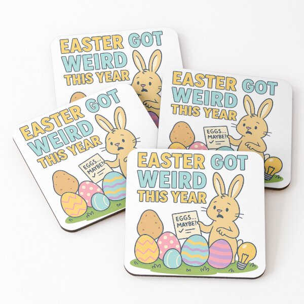 Item preview, Easter, holiday, happy Easter, rabbit, egg, cheerful, colours, colourful, funny  designed and sold by B-M-Store.