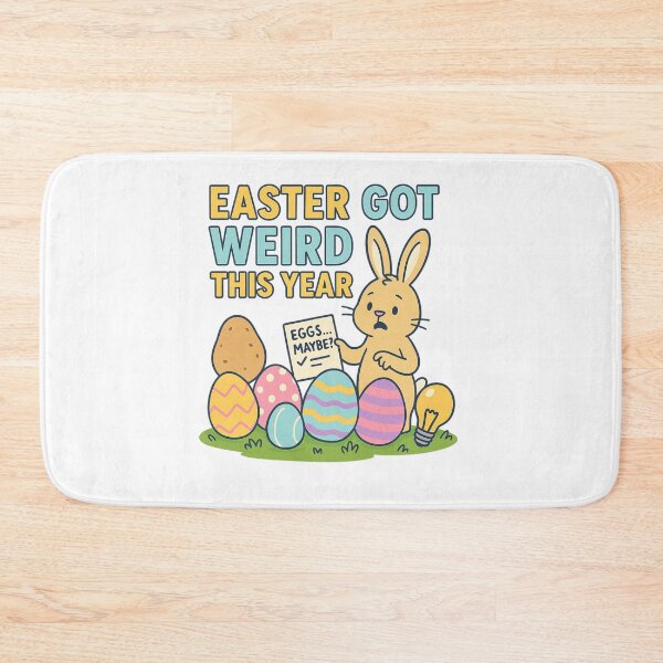 Item preview, Easter, holiday, happy Easter, rabbit, egg, cheerful, colours, colourful, funny  designed and sold by B-M-Store.