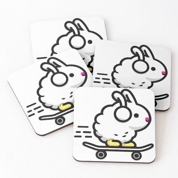 Item preview, Playful Cartoon Bunny Skating with Headphones | Cute Street Style Animal Art designed and sold by AddyTae.