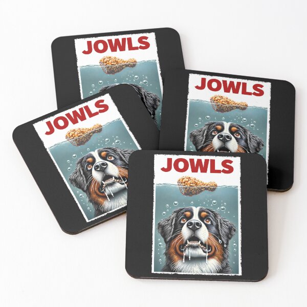 Item preview, Funny Bernese Mountain Dog and Fried Chicken Parody Jowls Dog Lover designed and sold by Kimberley King Art  King Art.