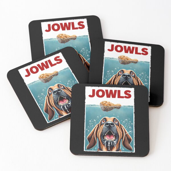 Item preview, Funny Bloodhound and Fried Chicken Parody Jowls Dog Lover designed and sold by Kimberley King Art  King Art.