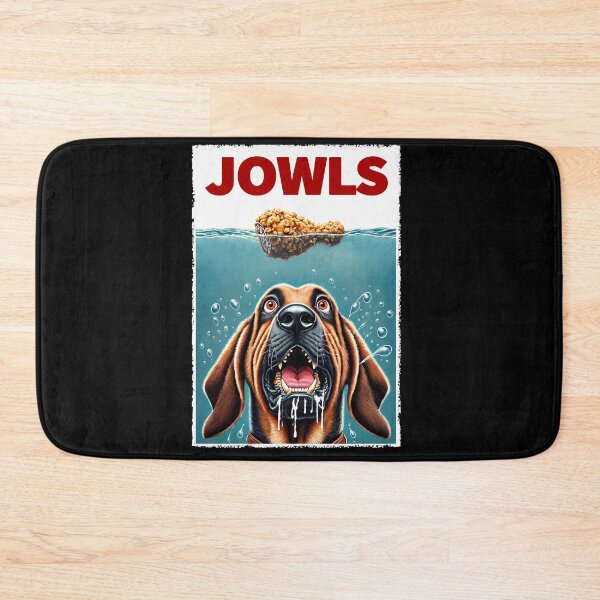 Item preview, Funny Bloodhound and Fried Chicken Parody Jowls Dog Lover designed and sold by Kimberley King Art  King Art.