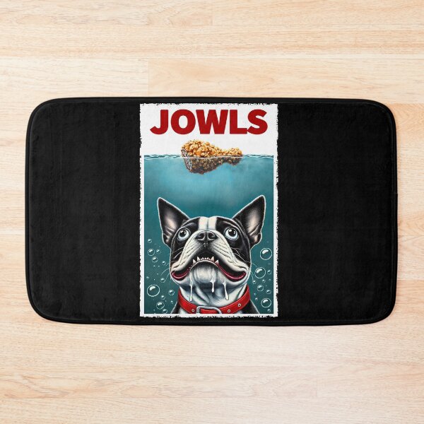 Item preview, Funny Boston Terrier and Fried Chicken Parody Jowls Dog Lover designed and sold by Kimberley King Art  King Art.