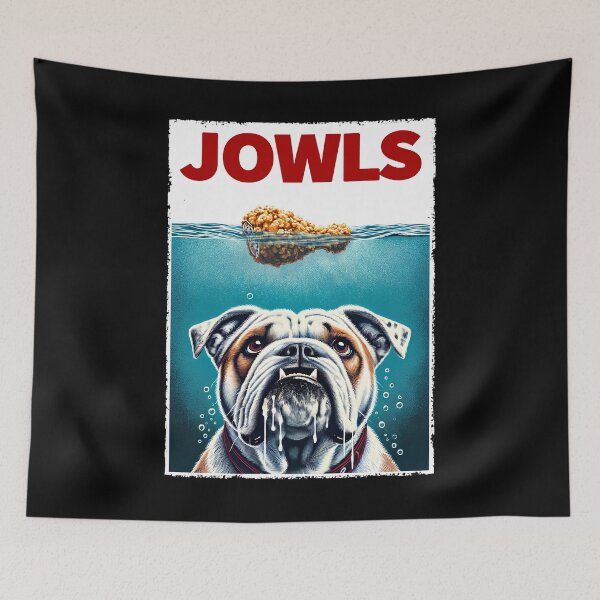 Item preview, Funny Bulldog and Fried Chicken Parody Jowls Dog Lover designed and sold by Kimberley King Art  King Art.