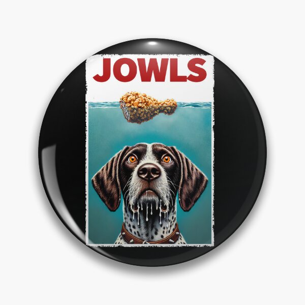 Item preview, Funny German Shorthaired Pointer and Fried Chicken Parody Jowls Dog Lover designed and sold by Kimberley King Art King Art.