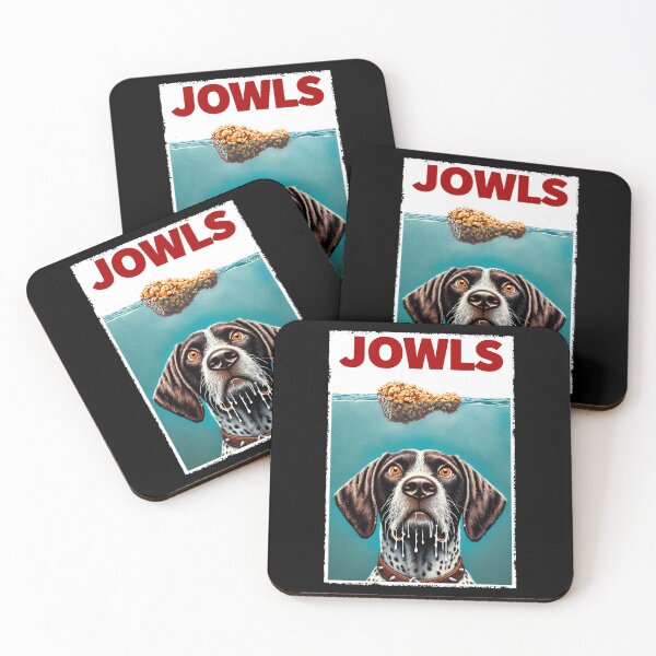 Item preview, Funny German Shorthaired Pointer and Fried Chicken Parody Jowls Dog Lover designed and sold by Kimberley King Art  King Art.