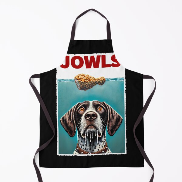 Item preview, Funny German Shorthaired Pointer and Fried Chicken Parody Jowls Dog Lover designed and sold by Kimberley King Art King Art.