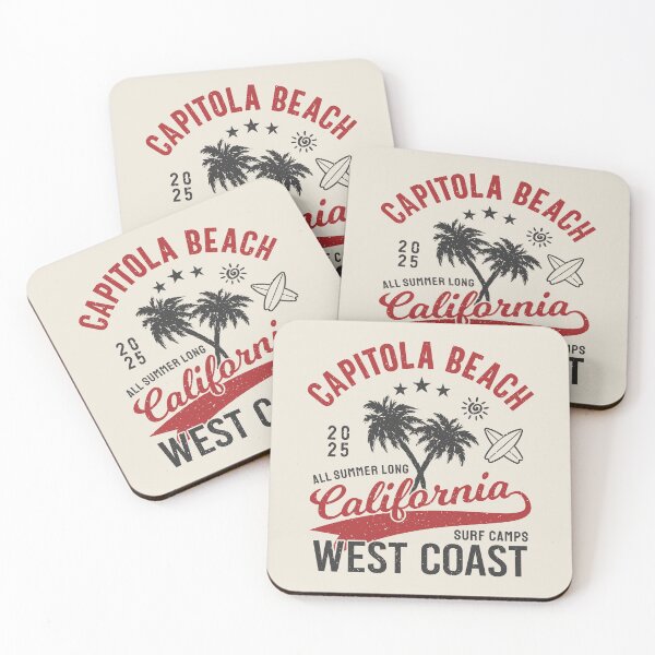 Item preview, Capitola Beach Surf Camp Surfing Santa Cruz California designed and sold by eclecTEEq.