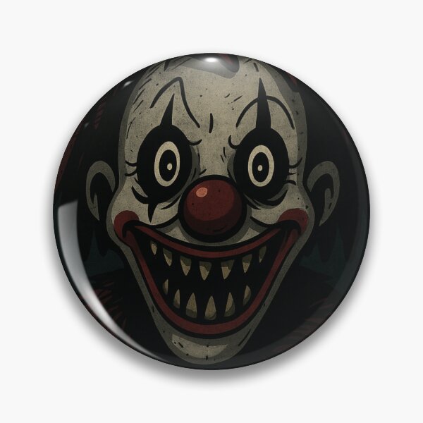 Item preview, Sinister Grinning Clown in Cartoon Horror Style designed and sold by creative cloud.