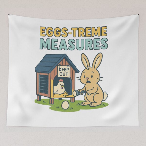 Item preview, Easter, holiday, happy Easter, rabbit, egg, cheerful, colours, colourful, funny  designed and sold by B-M-Store.