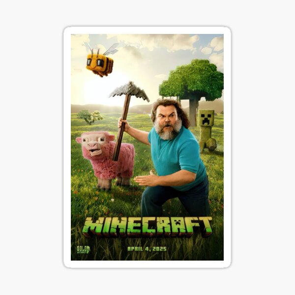 Vista previa del artículo con la obra «Minecraft: La Película, Minecraft: juego», diseñado y vendido por saintarts.