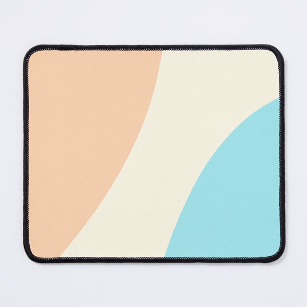 Item preview, Minimalist Abstract Color Blocks in Light Blue, Peach and Light Yellow Orange designed and sold by JulzPink.